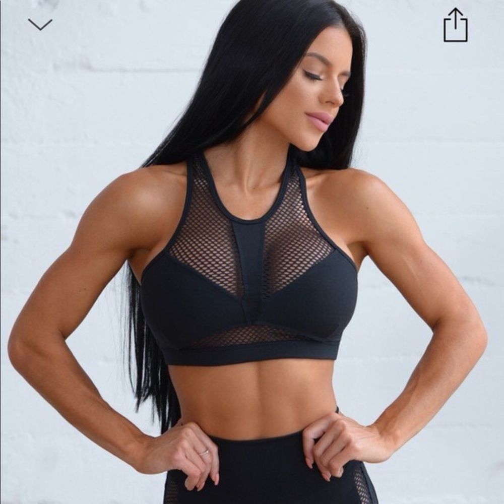 Sold! Rare OG Bombshell Sportswear black bra Large padded